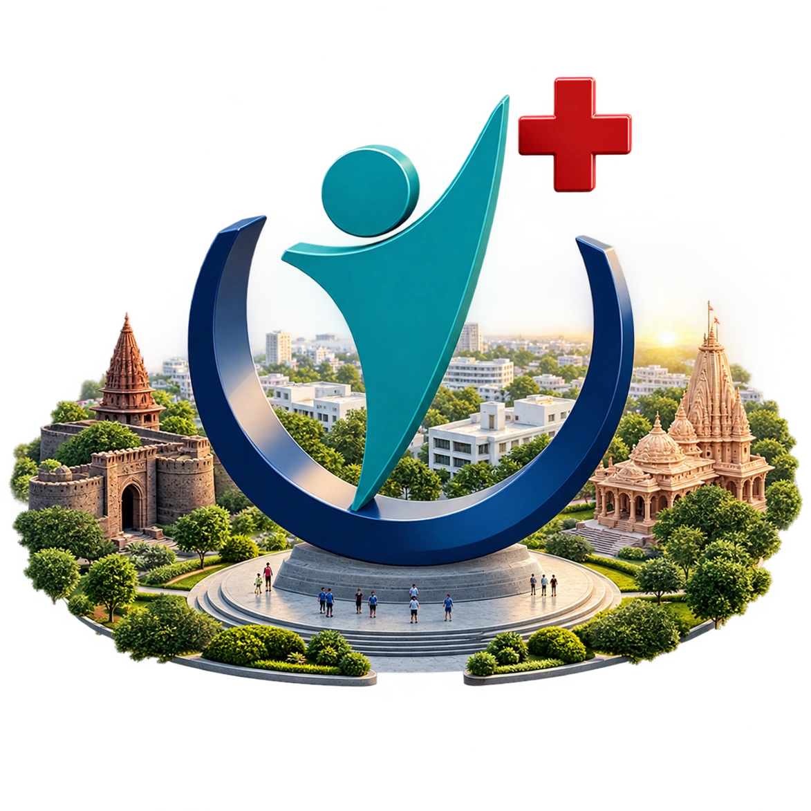 Nishchay Hospital Logo Nishchay Hospital logo, pulmonology and rheumatology center Akola